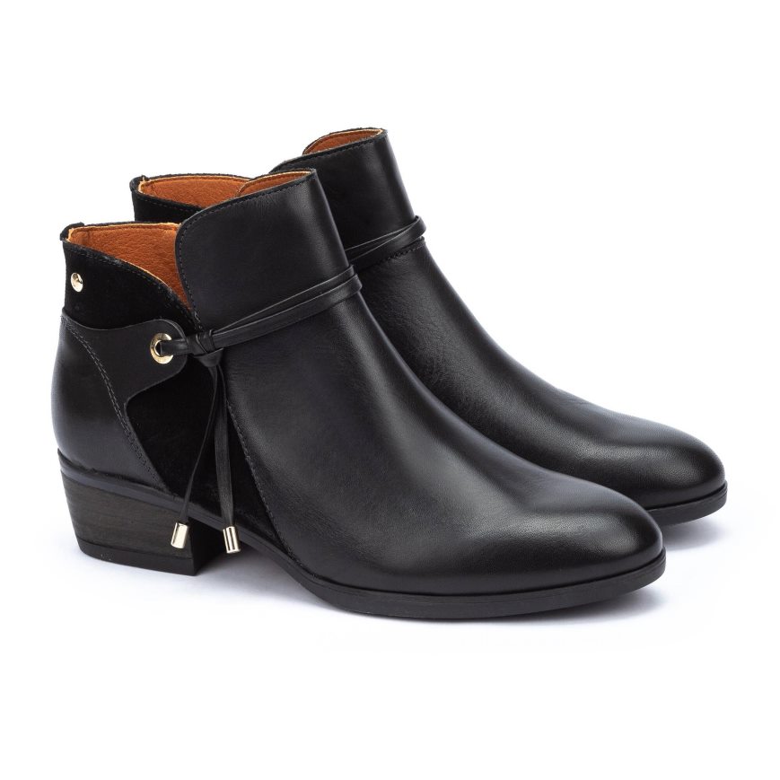 Women's Pikolinos DAROCA Ankle Boots Black | NZ S95023Q